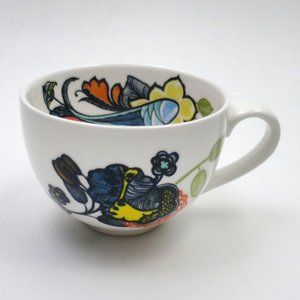 Anthropologie Large Floral Mug / Teacup
